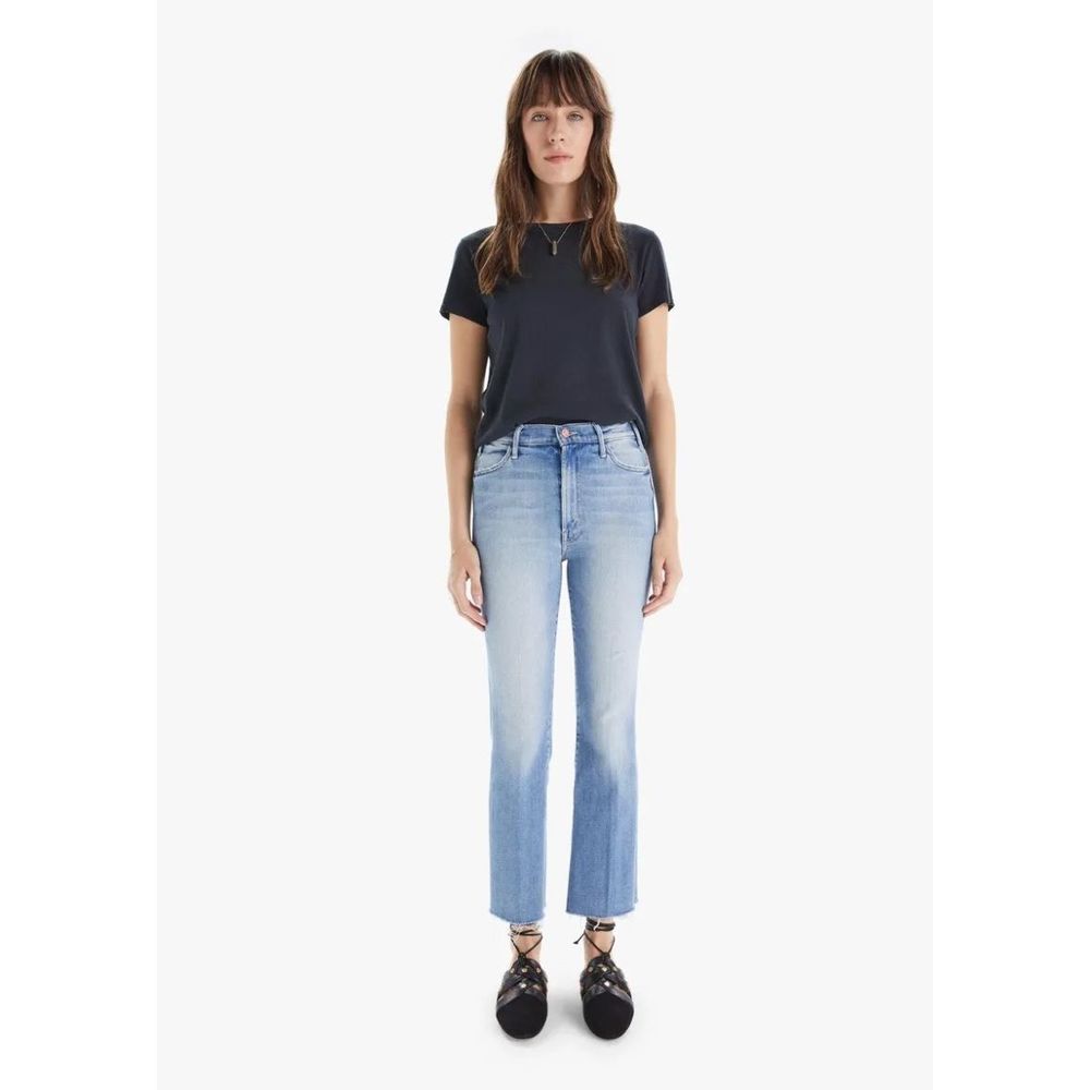 NEW MOTHER The Stunner Ankle Fray Jeans Crate Digger Size 27